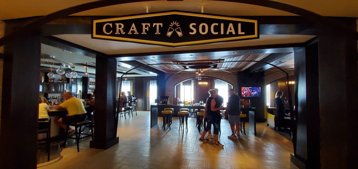 Craft Social - a Pub on Celebrity Equinox